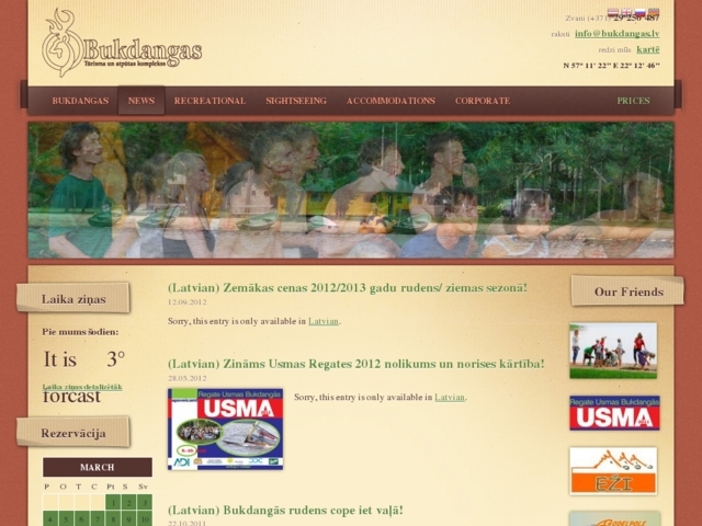 Bukdangas, kempings, SIA