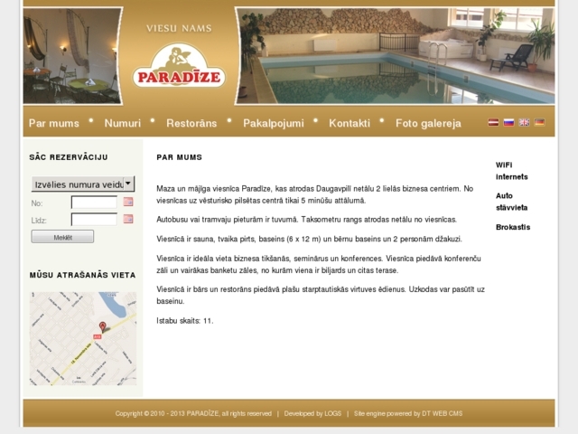 Paradīze viesu nams, Jaunjānēnu nami, SIA